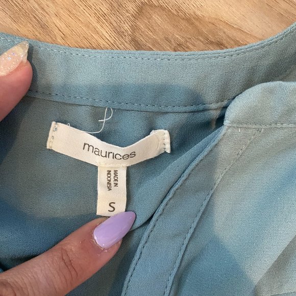 Blue Dress Shirt - Maurices - Small - Picture 13 of 14